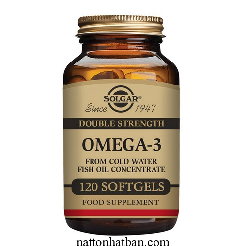 Viên uống solgar double strength omega-3 700 mg của Nhật 120 viên