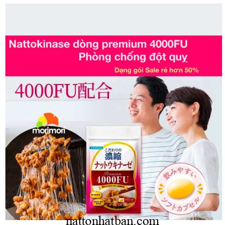 Nattokinase 4000fu premium 210 viên của Nhật