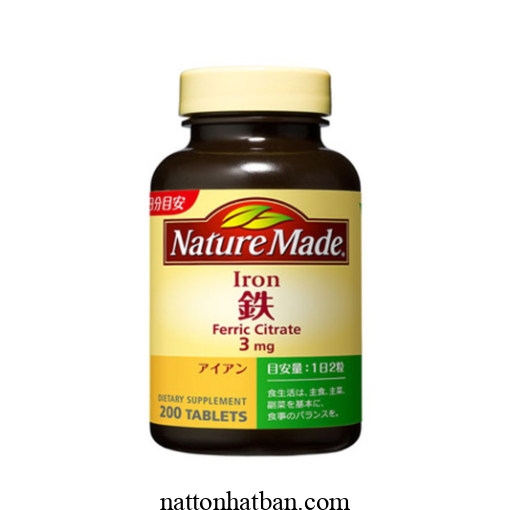 Nature Made Iron 200mg 0