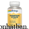 Vien Solaray Magie Citrate 400mg 0