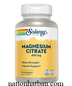 Vien Solaray Magie Citrate 400mg 0